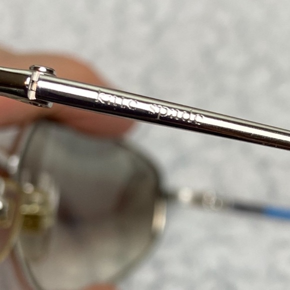 Kate Spade Mirrored  Sunglasses and Leather Case - Picture 10 of 14